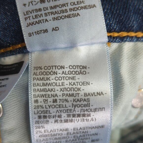 Levis 541 Jeans Mens 29x30 Blue Athletic Fit Stretch 2 - Picture 3 of 8